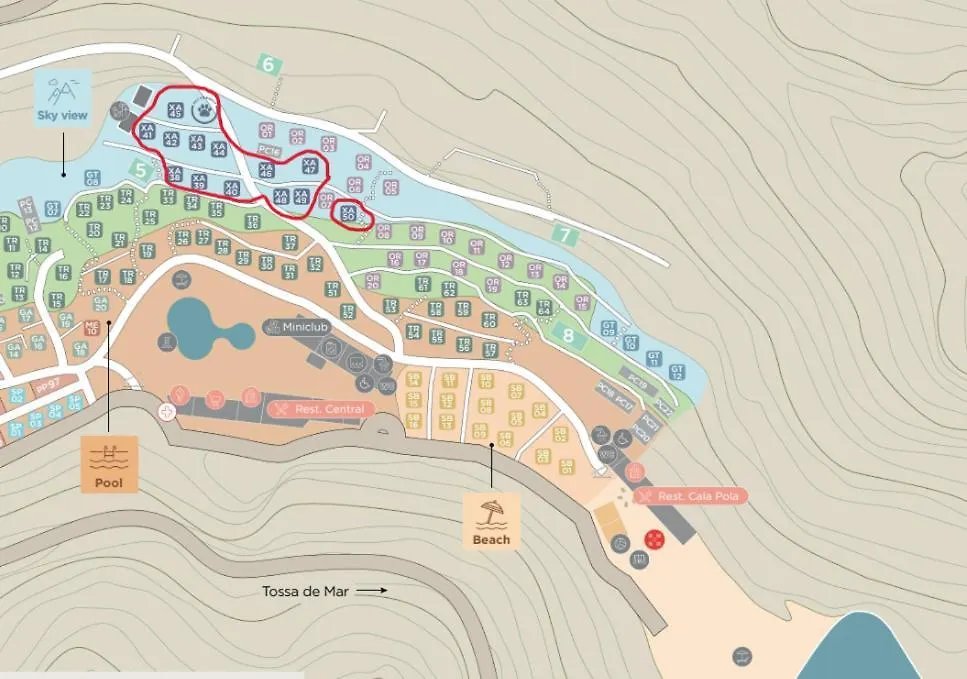 Camping Cala Pola Tossa de Mar 0*,  Hiszpania